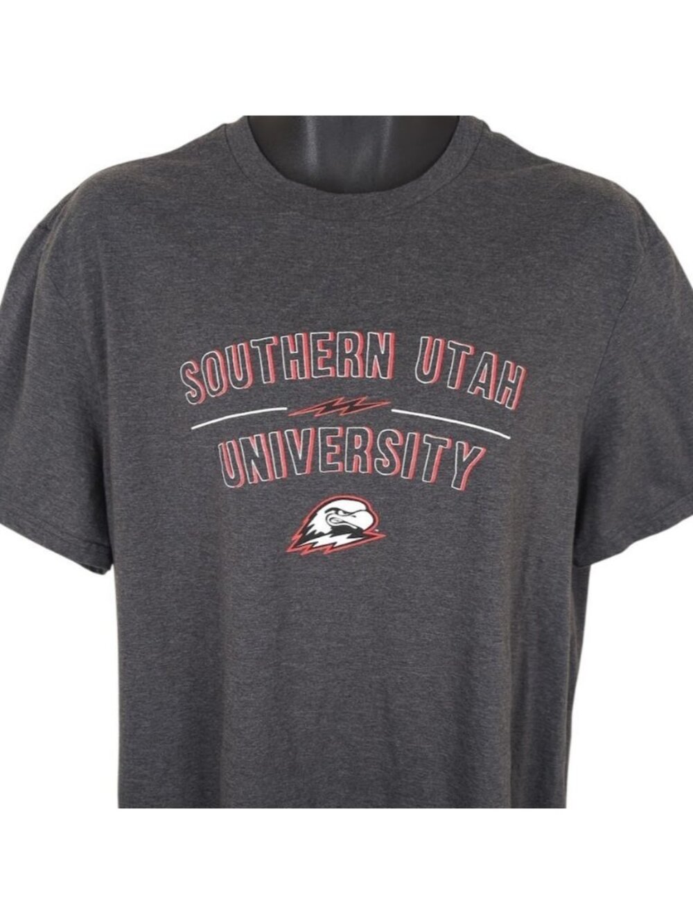 Southern Utah Thunderbirds T Shirt Mens Size XL Gray NCAA University